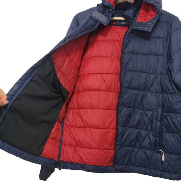 Abercrombie A&F Puffer Jacket with Removable Hood Poly-Fill Water Resistant Flaw - Picture 2 of 15